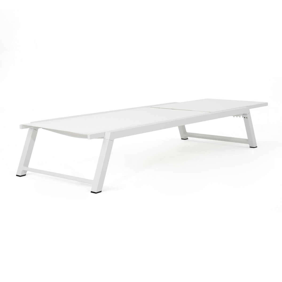 Myers Chaise Lounge Mp2 White Metal Mesh