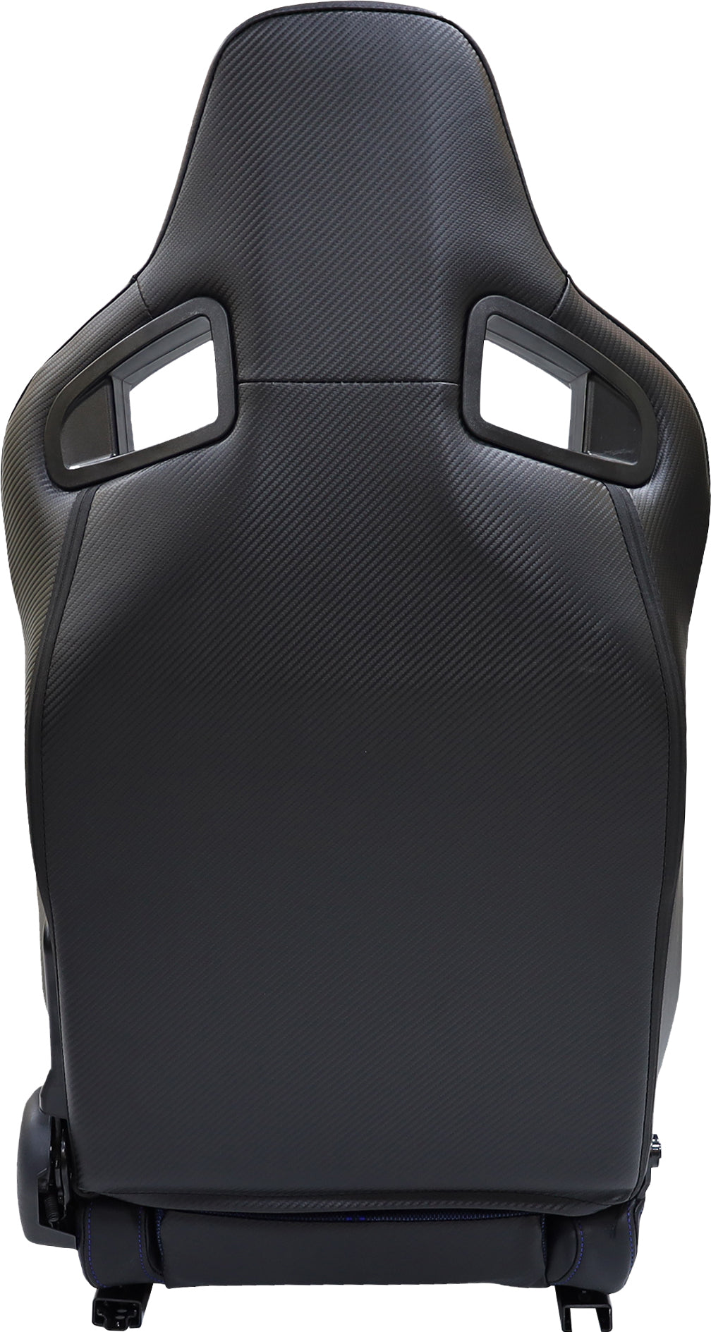 Racing Seatbucket Seats Acacia Wood,Black Blue Memory Foam Vinyl