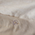 3 Piece Organic Cotton Oversized Duvet Cover Set Natural King Cal King Natural Cotton
