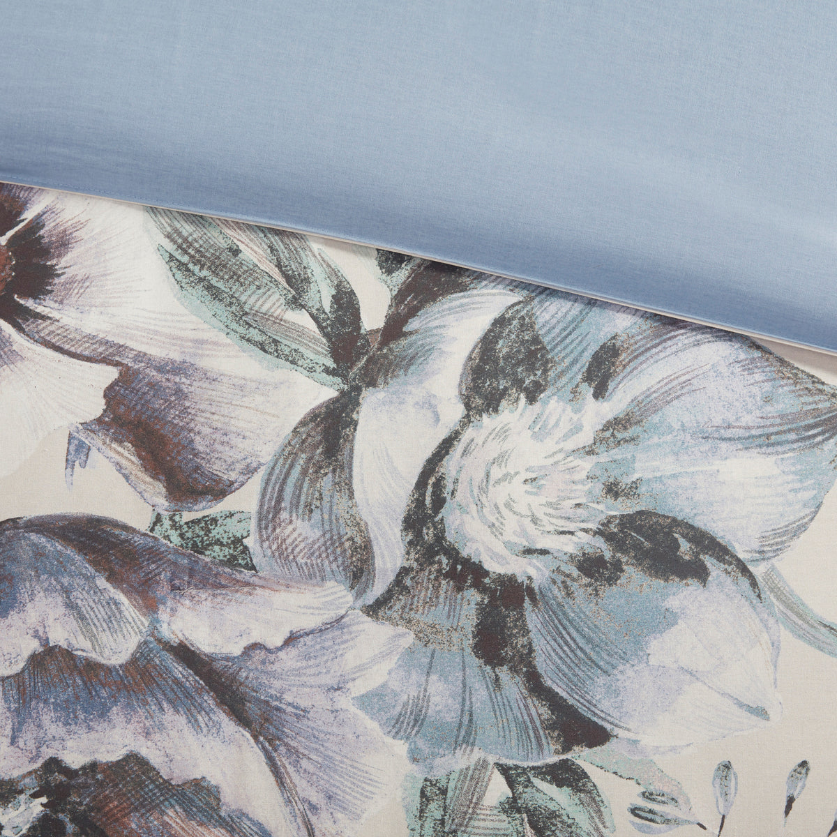 King Cal King 3 Piece Cotton Printed Duvet Cover Set King Multicolor Polyester