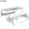 Versatile Outdoor Seat That Converts To Four Seats And A Table, Suitable For Gardens And Lawns Beige Hdpe