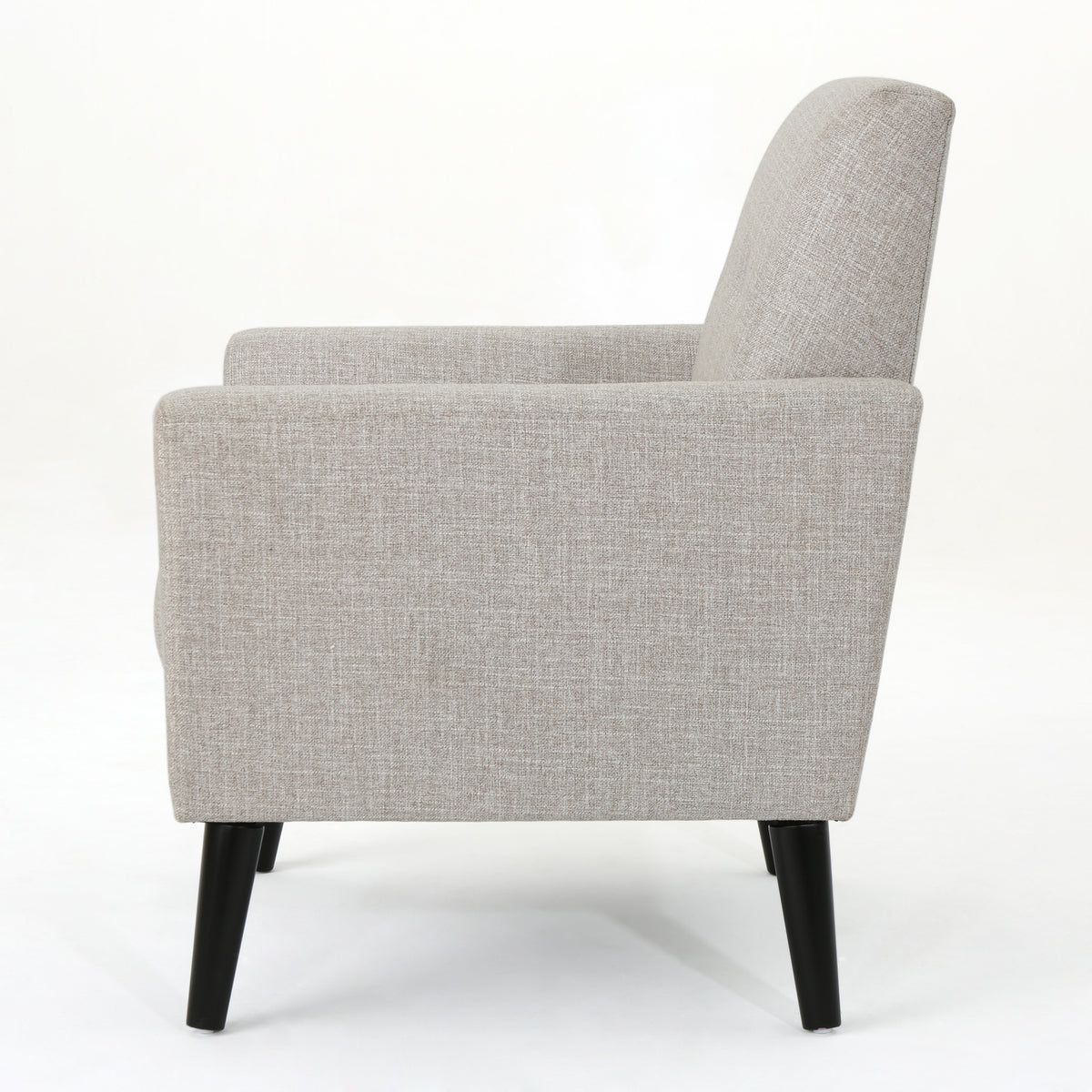 Club Chair Beige Fabric