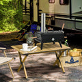 Outsunny Outdoor Pizza Oven With 12