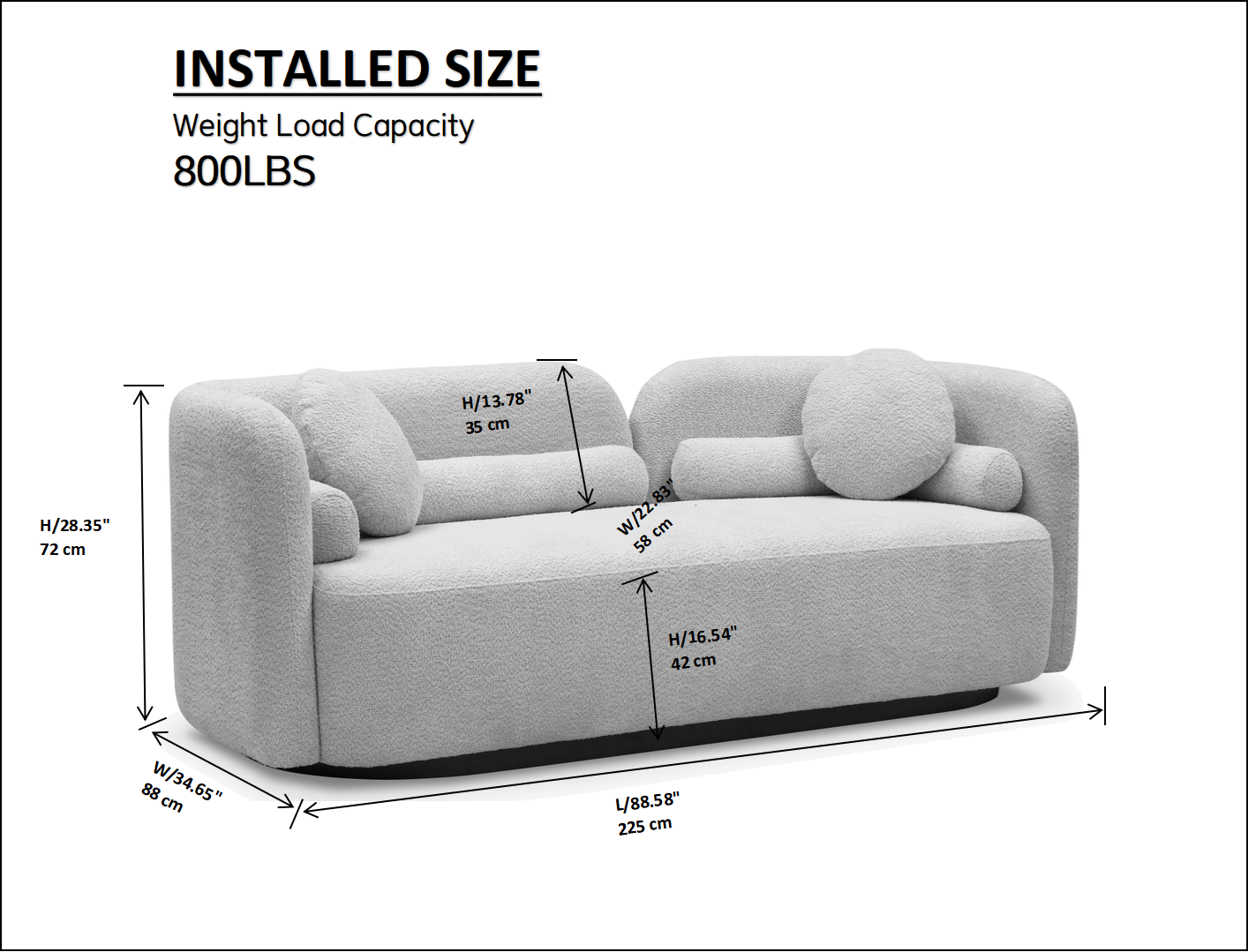 2Pcs. Luxury Modern Couch For Living Room, Granular Velvet Fabric Upholstered Comfy Couch For Apartment Home Office, 3 Seater, Light Beige Light Beige Polyester Primary Living Space Medium Soft