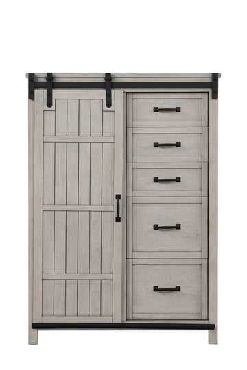 Alexandria Chest, Mountain Mist Finish Beige Wood Wood