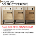 36 Inch Bathroom Vanity With Sink, Freestanding Bathroom Vanity Or Floating Is Optional Conversion 36*18 00336Imo 1 F Bl9090B Kd Packing Imitative Oak 2 Bathroom Freestanding Modern Plywood
