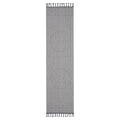 Naar Guros Collection 2X8 White Ivory Medallion Indoor Outdoor Area Rug White Polypropylene