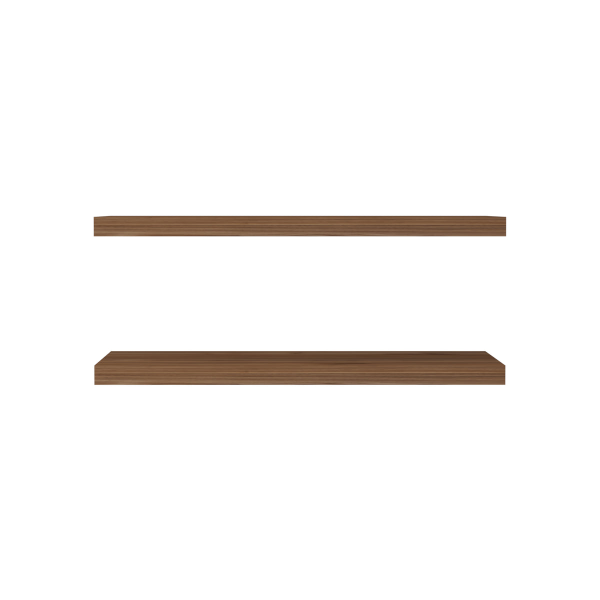 Ecco 31.5" Wide Floating Shelves Set Of 2, Shelves For Wall Decor For Bedroom, Bathroom Storage Shelves, Book Shelves For Living Room Mahogany 2 Or Less Mahogany Horizontal Primary Living Space Open