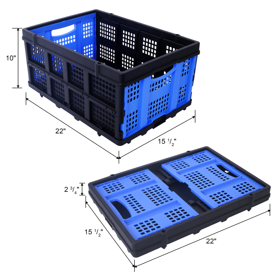 Collapsible Utility Cart Multi Use Functional Collapsible Shopping Carts 2 Tier Collapsible Shopping Cart With Baskets Carrito Para Supermercado Con Ruedas Blue Blue Aluminium