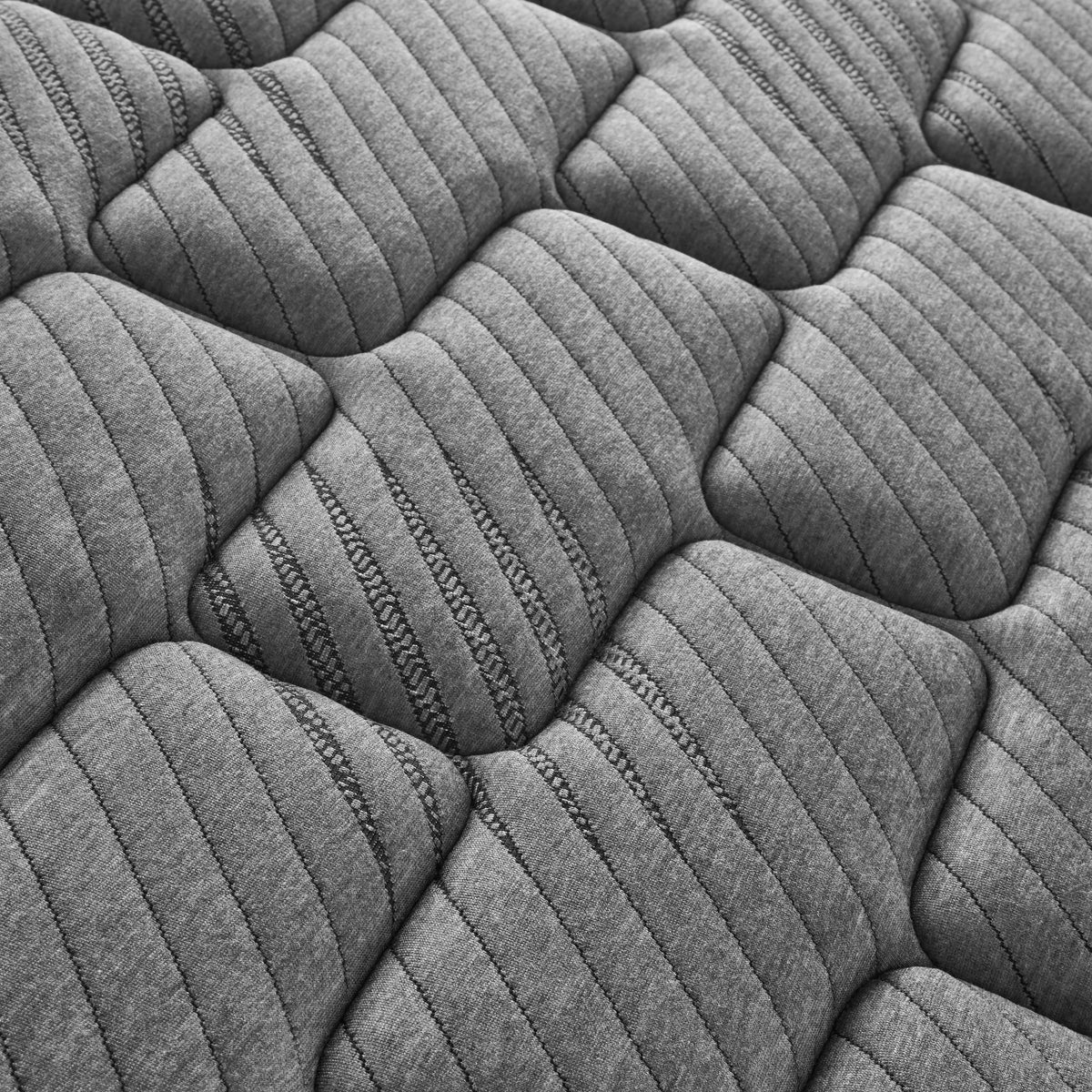 13" Quilted Hybrid Full Mattress, Firm Gray Foam Spring Full