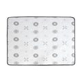 12 Inch Eastern King Mattress Highlyquilted Cover Hybrid Mattress, White, Plush Foam Mattress In A Box, Luxury Comfort Mattress White Bedroom Foam Spring King