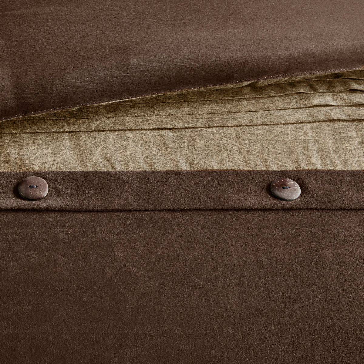 7 Piece Faux Suede Comforter Set Brown Cal King California King Brown Polyester