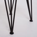 Zion Industrial Wood And Metal Coffee Table With Accent Table Teak Metal & Wood