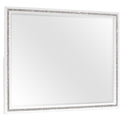 Almera Glitter White Mirror White Rubber Wood