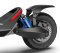 Super Electric Scooter W 31 Mi Max Range & 37 Mph Max Speed Black Black Aluminum