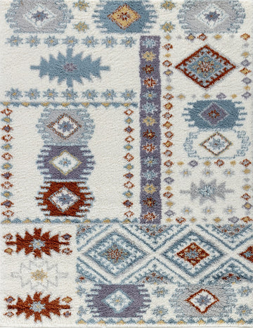 Loft Shag Gc Czy1007 Ivory 7 Ft. 10 In. X 9 Ft. 10 In. Shaggy Area Rug Ivory Polyester