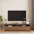 Floating Tv Stand Wall Mounted With 16 Color Leds,68