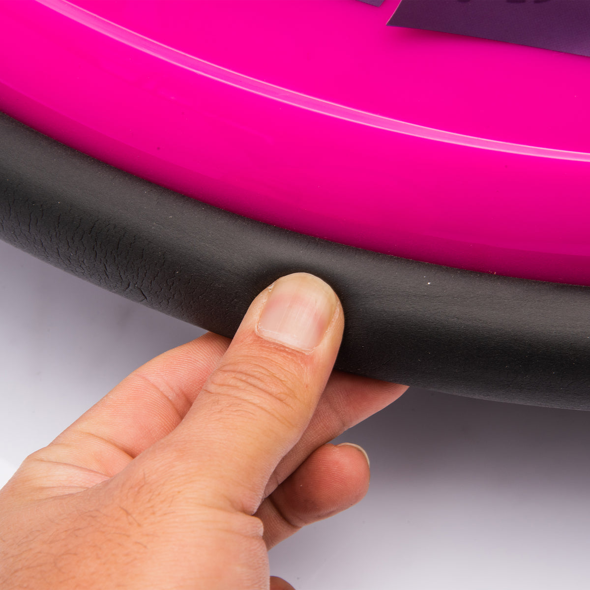 12V Kids Ride On Bumper Car W Parents Control,Rotate 360 Degrees,Two Handed Switch For Direction Control,Bumper Strip,Light Belt,Mp3 Music,Bluetooth,Provide A Speed Of 0.75Mph For Kids Of 2 5 Rose