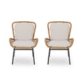 Pabrico Chair Light Brown Iron Plastic