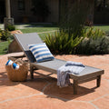 Summerland Chaise Lounge Dark Grey Mesh Dark Grey Aluminum