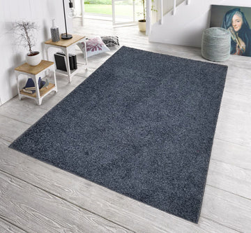 Shaggy Area Rugs, Carpets For Livingroom, 5X7 Area Rugs ,Shaggy Blue Rectangle 5&7 Blue Contemporary Abstract Polypropylene