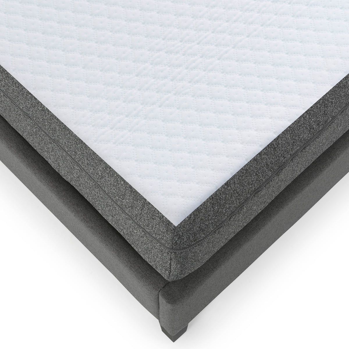 8" Daisy Firm Memory Foam Mattress With Edge Support And Air Grid Full White Foam Full