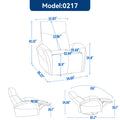 Beige Grey Leatheraire Swivel And Rocker Power Recliner Chair With Lumbar Support, Max Swivel Degree 270 , Heavy Duty Motion Mechanism With Usb And Type C Ports Beige Grey Faux Leather Power Push Button Metal Primary Living Space Medium Firm Pillow Back
