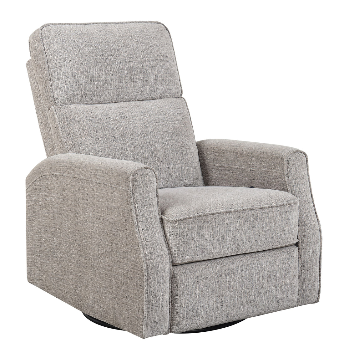Tavor Tan Swivel Gliding Recliner Tan Foam Engineered Wood