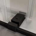 Bottom Guide Only, 24D01P12 Mbx Matte Black Stainless Steel