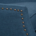 Recliner Navy Blue Fabric