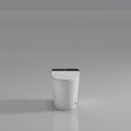 Modern Smart Toilet With Bidet Seat Built In, Intelligent Toilet Auto Open Close Seat, Foot Sensor, Led Display,Night Light, Warm Water & Dryer,White White Bathroom Modern Porcelain