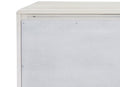 Ansaldo Console Cabinet, Pearl White & Silver Shimmer Finish Ac02506 White Wood