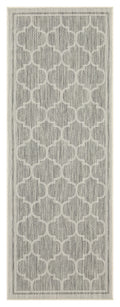 Sunshine Gc Har2006 Silver 7 Ft. 10 In. X 10 Ft. 3 In. Indoor Outdoor Area Rug Silver Polyester Polypropylene