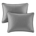 2 Piece Quilt Set Grey Twin Twin Xl Twin Grey Cotton