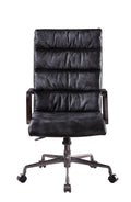 Vintage Black Office Chair With Swivel Caster Solid Vintage Office Office Chairs Solid Back Swivel Genuine Leather