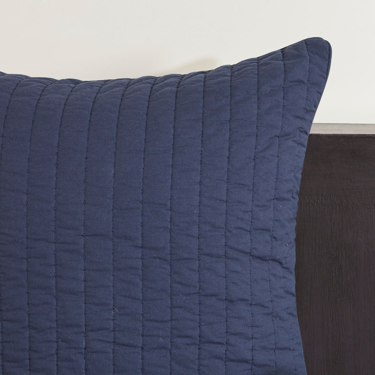 Cotton Quilted Euro Sham Navy Euro Sham Navy Cotton