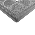 Cushions In Random Colors 5 Piece Set Of Cast Aluminum Patio Furniture With Cushions Yes Dining Set Black Seats 4 Rust Resistant Frame Water Resistant Cushion Garden & Outdoor Complete Patio Sets Aluminium