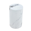The Cylindrical Table With Its Patterned Design Can Be Easily Integrated Into A Variety Of Interior Styles, From Coffee Tables To Small Dining Tables, Workbenches Or Makeshift Writing Desks. White Mdf
