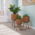 S 3 Bamboo Planters 11 13 15