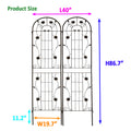 2 Pack Metal Garden Trellis 86.7
