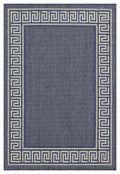 Sunshine Gc Har2001 Blue 5 Ft. 3 In. X 7 Ft. 3 In. Indoor Outdoor Area Rug Blue Polyester Polypropylene
