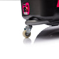 12V Kids Ride On Electric Toy,2Wd,16'' Exaggerated Wheel,Dual Handle Control For 360 Degree Flexible Steering And Rotation,Solid Metal Frame,Provide A Speed Of 4.66 Mph For Kids Aged 6 . Pink 50 99 Lbs Polypropylene