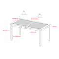 Contemporary Slat Top Acacia Wood Outdoor Dining Table Brown Brown Acacia Wood