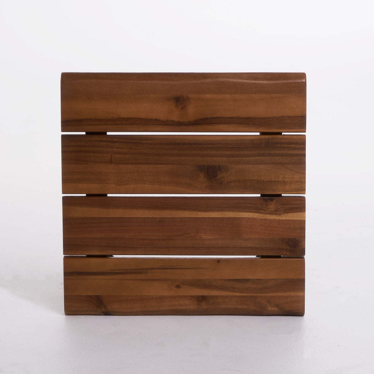 Zion Industrial Wood And Metal Accent Table Teak Metal & Wood