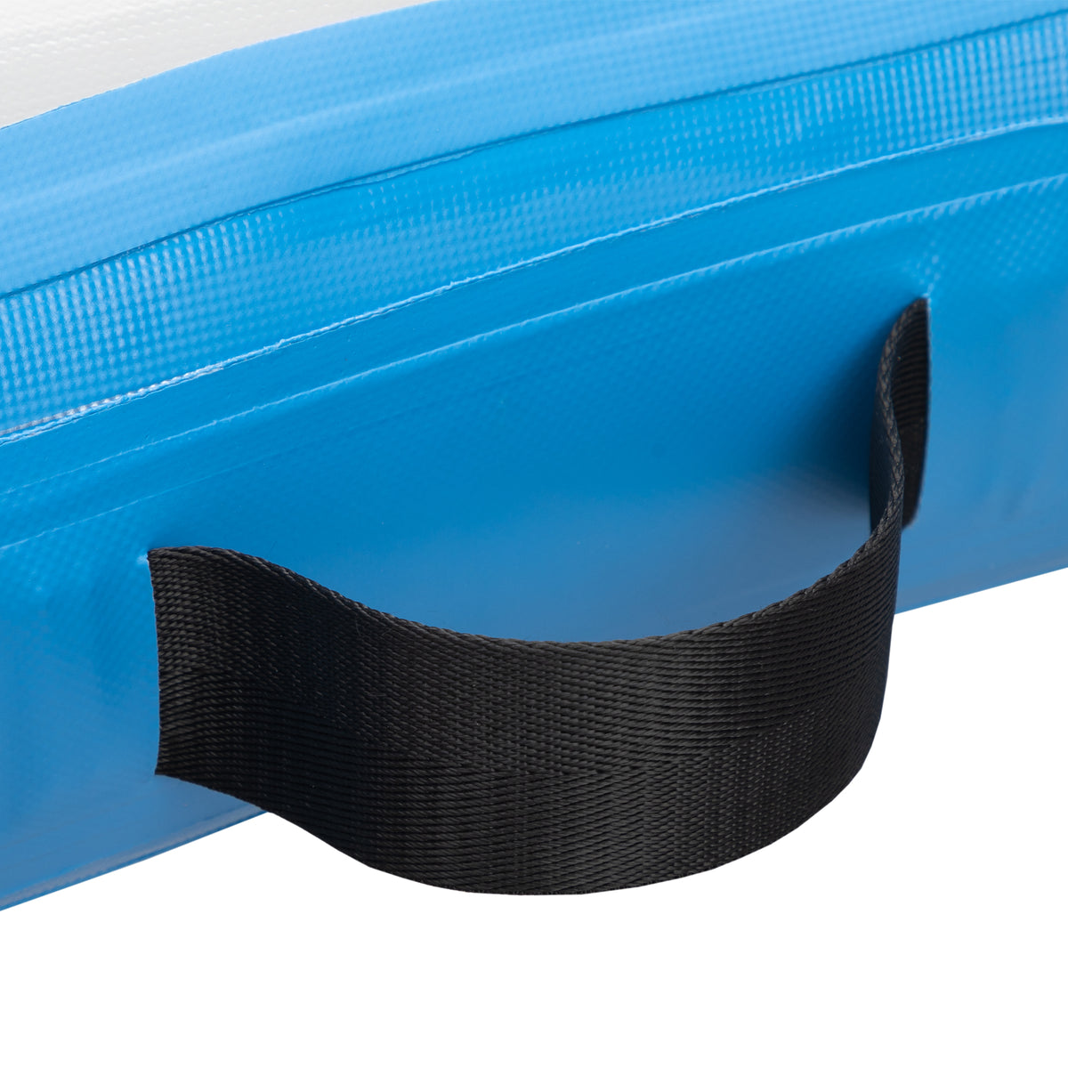 Inflatable Floating Dog Water Ramp Ladder White Blue Pvc