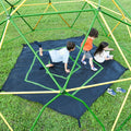 13Ft Geometric Dome Climber Play Center, Kids Climbing Dome Tower With Hammock, Rust & Uv Resistant Steel Supporting 1000 Lbs Yellow Metal