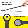 Sae Jumbo Combination Wrench Set Extra Large,10 Pc Sae Black Oxide Jumbo Combo Wrench Set 1 5 16
