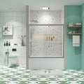 Bathtub Bypass Shower Door, Sliding Door, With 1 4