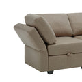 Oversized Modular Sectional Convertible Fabric Sofa Set,Extra Large Sectional Storage Seat Couch For Living Room, 3 Seat Modern Modular Sofa Brown Brown Polyester 3 Seat