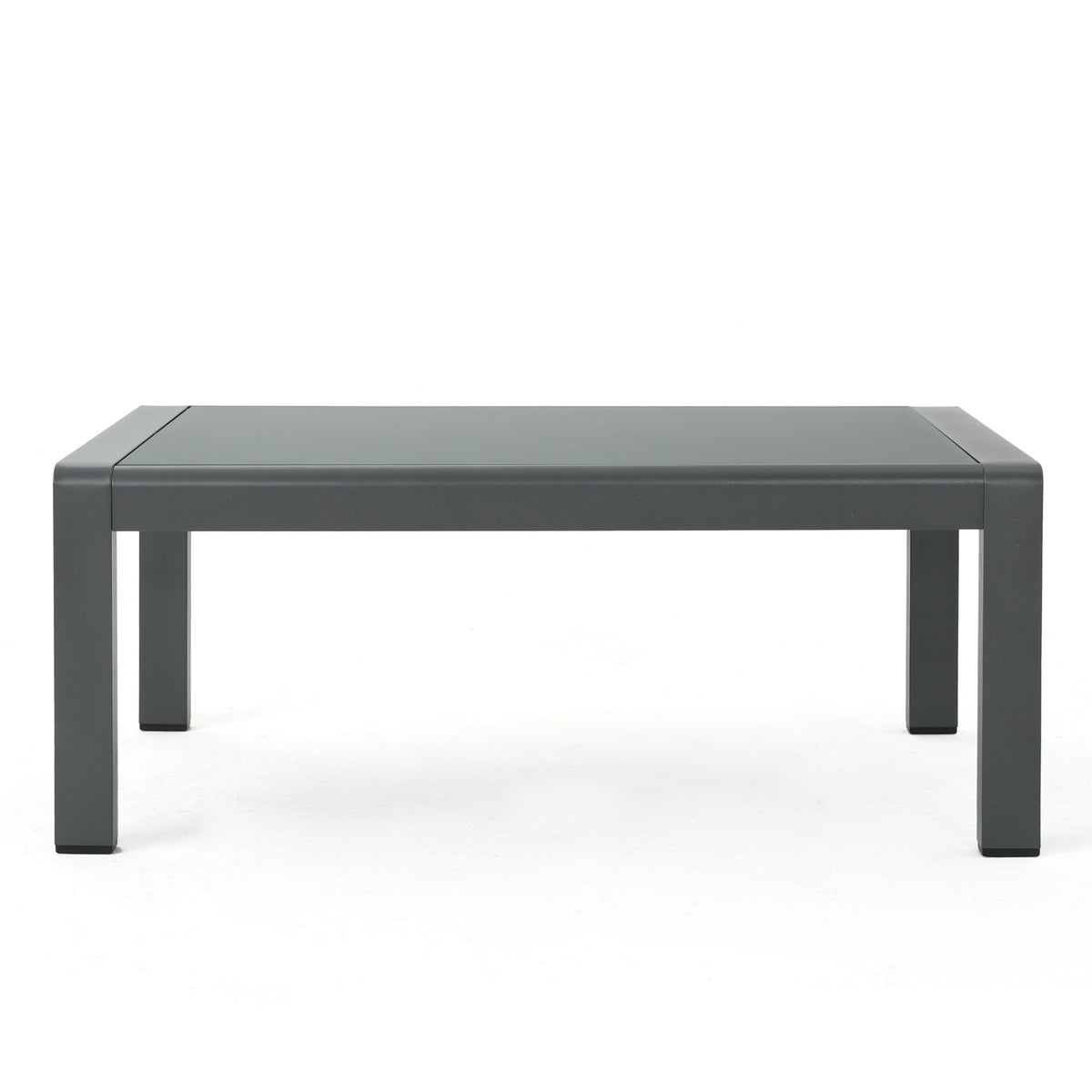 Cape Coral Kd Table Grey Dark Grey Aluminum